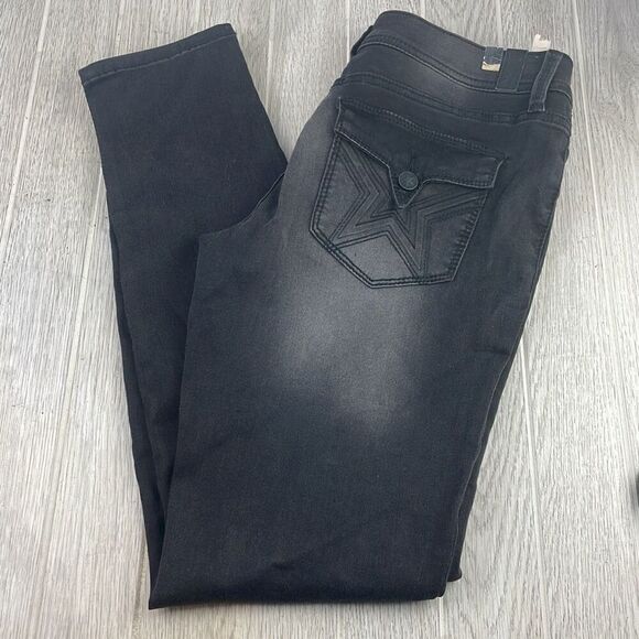 People's Liberation Black Five Pocket Style Denim Skinny Jeans Size 11/12 NWT - Picture 1 of 14